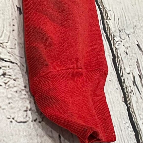 Vintage 1990s Water Tower Bar Red Softball Crewneck Sports Sweatshirt - Picture 5 of 9